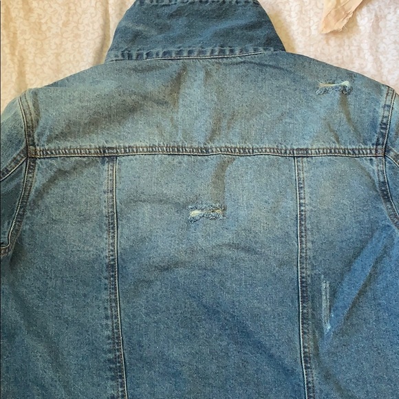 Black Label Distressed Denim/Jean’s Jacket w/ Tags - Picture 6 of 6